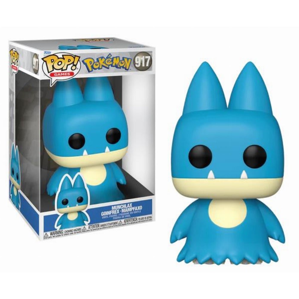 Funko Pop! Jumbo Games: Pokemon - Munchlax #917 Vinyl Figure (10")