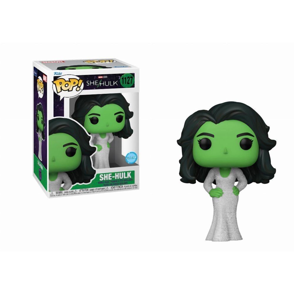 Funko Pop! Marvel: She-Hulk - She-Hulk (Glitter) #1127 Bobble-Head Vinyl Figure