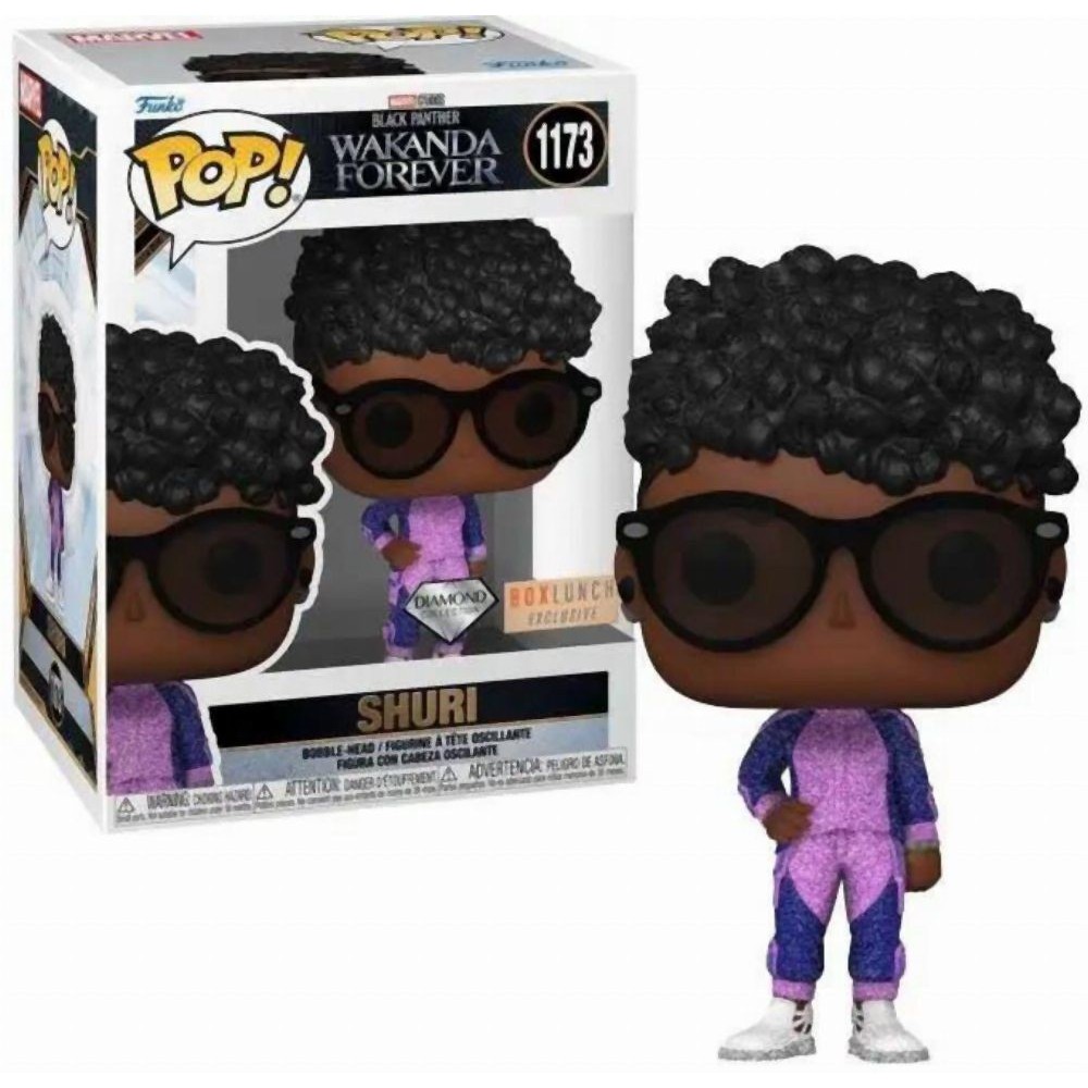 Funko Pop! Marvel: Black Panther Wakanda Forever - Shuri (Diamond Collection) (Special Edition) #1173 Bobble-Head Vinyl Figure