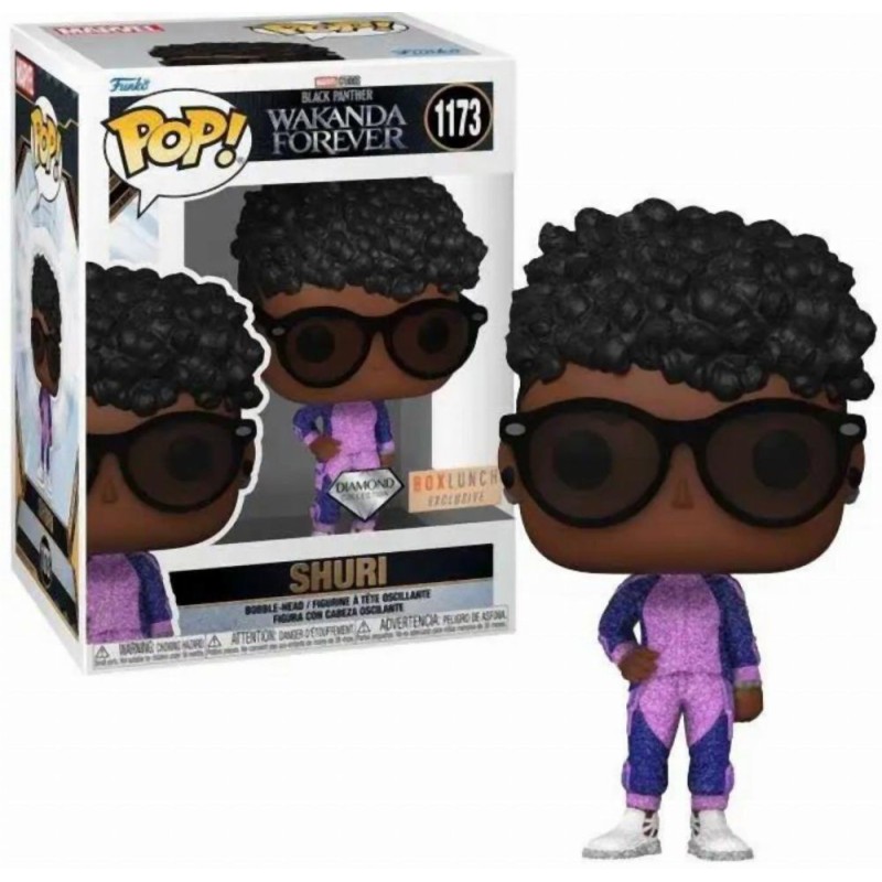 Funko Pop! Marvel: Black Panther Wakanda Forever - Shuri (Diamond Collection) (Special Edition) #1173 Bobble-Head Vinyl Figure