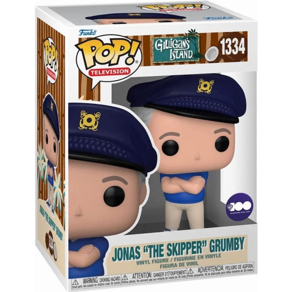 Funko Pop! Television: Gilligan’s Island - Jonas "The Skipper" Grumby #1334 Vinyl Figure