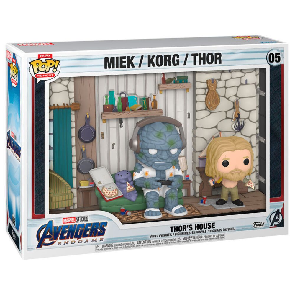 Funko Pop! Moment Deluxe: Marvel Avengers Endgame - Thor’s House (Miek / Korg / Thor) #05 Vinyl Figures Funko Pop! Moment Deluxe: Marvel Avengers Endgame - Thor’s House (Miek / Korg / Thor) #05 Vinyl Figures
