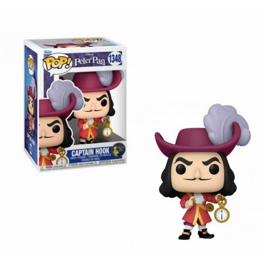 Funko Pop! Disney: Peter Pan 70th - Captain Hook #1348 Vinyl Figure
