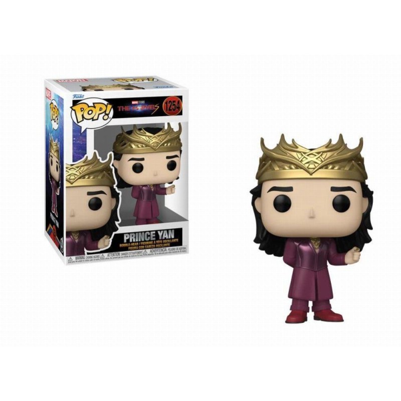 Funko Pop! The Marvels - Prince Yan #1254 Bobble-Head Vinyl Figure