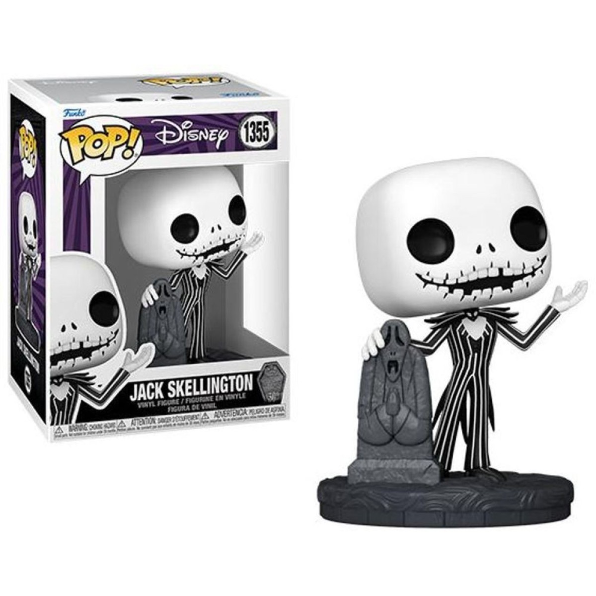 Funko Pop! Disney: The Nightmare Before Christmas 30th - Jack Skellington (with Gravestone) #1355 Vinyl Figure