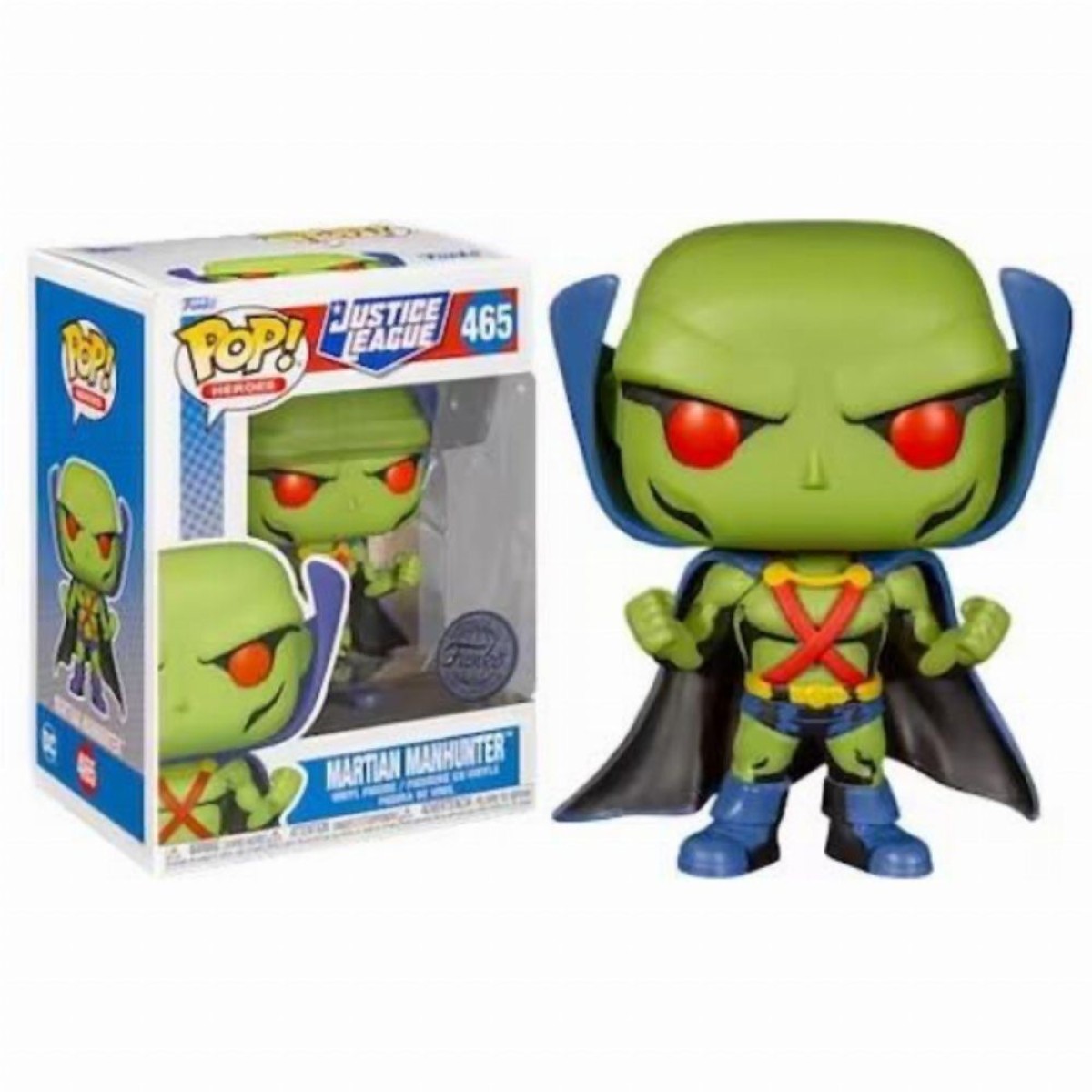 Funko Pop! Heroes DC: Justice League - Martian Manhunter (Special Edition) #465 Vinyl Figure