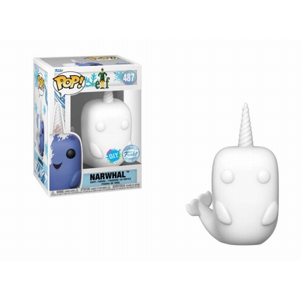 Funko Pop! Disney: Elf - Narwhal (DIY) (White) (Special Edition) #487 Vinyl Figure