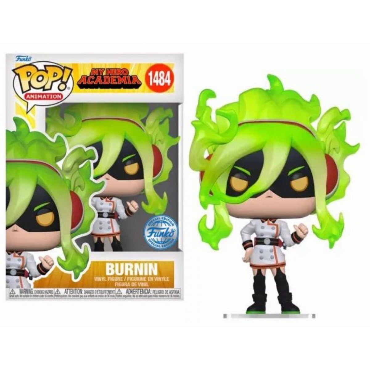 Funko Pop! Animation: My Hero Academia - Burnin (Moe Kamiji) (Special Edition) #1484 Vinyl Figure
