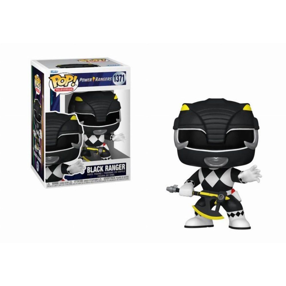 Funko Pop! Television: Power Rangers - Black Ranger #1371 Vinyl Figure
