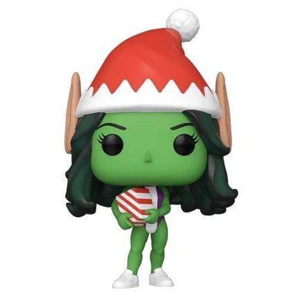 Funko Pop! Marvel: Holiday - She-Hulk #1286 Bobble-Head Vinyl Figure