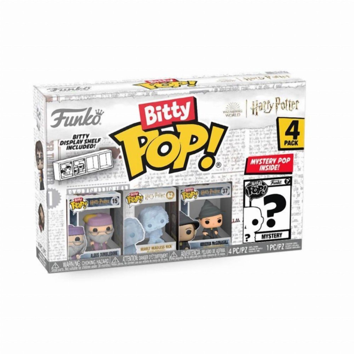 Funko Bitty Pop! 4-Pack: Harry Potter - Albus Dumbledore Vinyl Figures