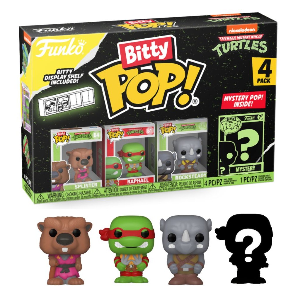 Funko Bitty Pop! 4-Pack: Teenage Mutant Ninja Turtles - Splinter Vinyl Figures