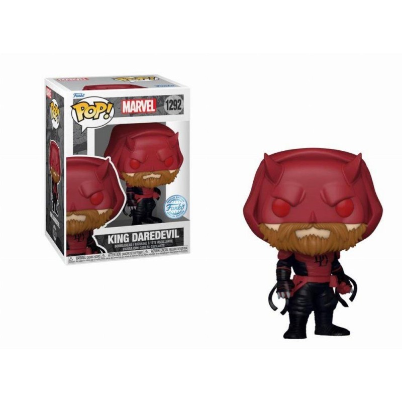 Funko Pop! Marvel - King Daredevil (Special Edition) #1292 Bobble-Head Vinyl Figure
