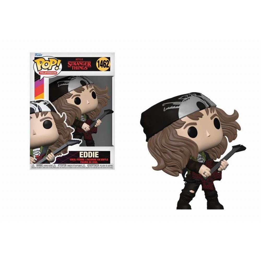 Funko Pop! Television: Stranger Things - Eddie (Hunter) (with Guitar​​) #1462 Vinyl Figure