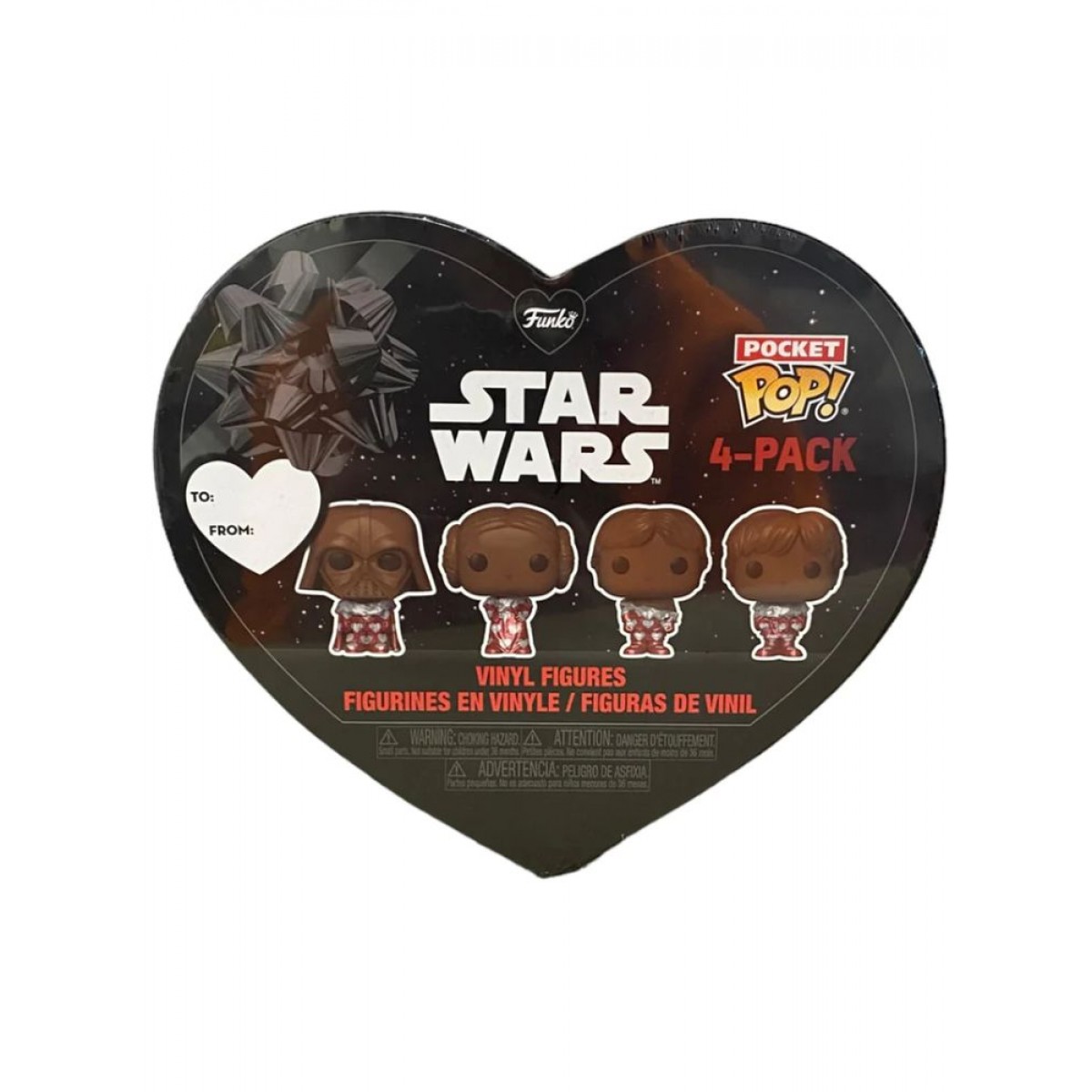 Funko Pocket Pop! 4-Pack: Disney Star Wars - Chocolate Valentines Box Vinyl Figures