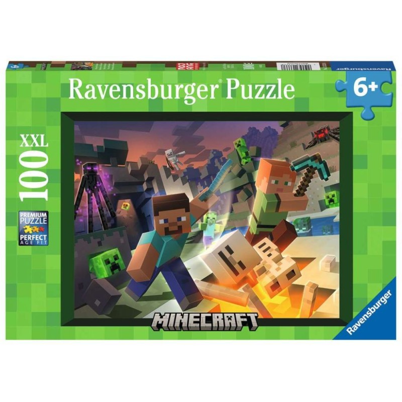 Ravensburger Puzzle: Monster Minecraft XXL (100pcs) (13333)