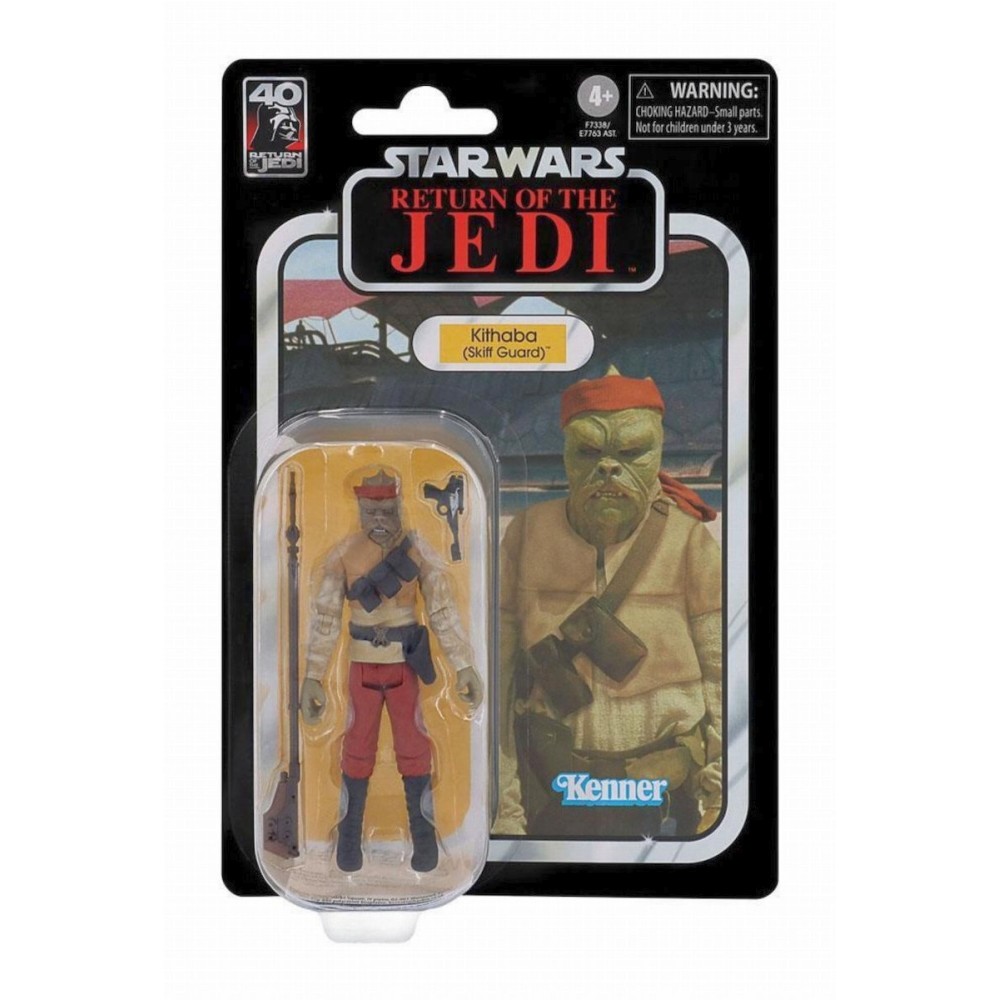 Hasbro Fans Vintage Collection: Disney Star Wars Return of the Jedi - Kithaba (Skiff Guard) Action Figure (10cm) (F7338)