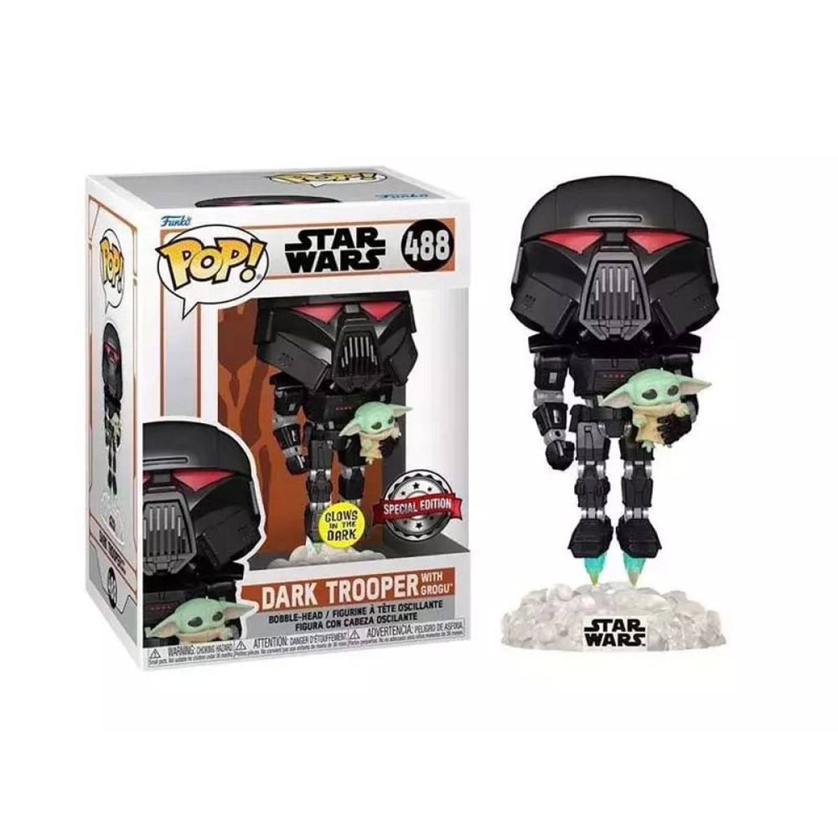 Funko Pop! Disney Star Wars: The Mandalorian - Grogu #664 Bobble-Head Vinyl Figure