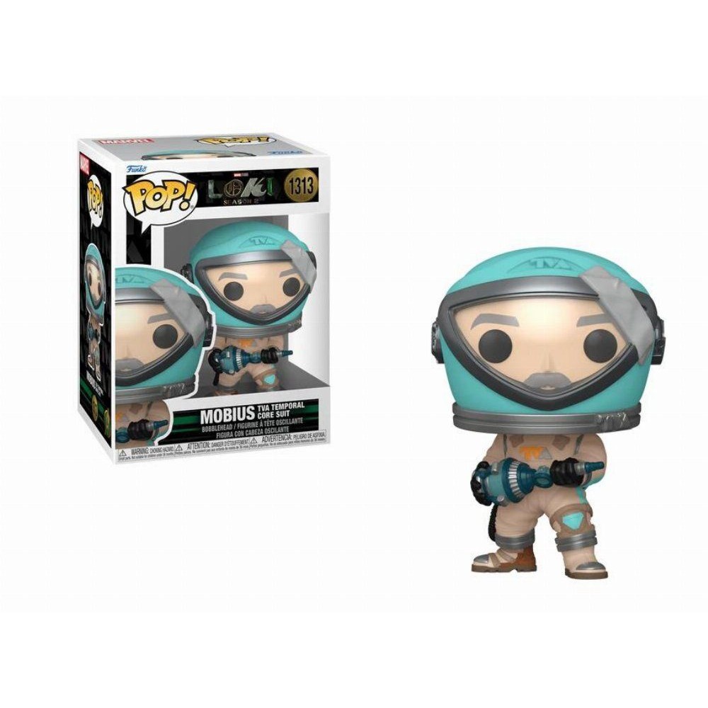 Funko Pop! Marvel: Loki Season 2 - Mobius (TVA Temporal Core Suit) #1313 Bobble-Head Vinyl Figure