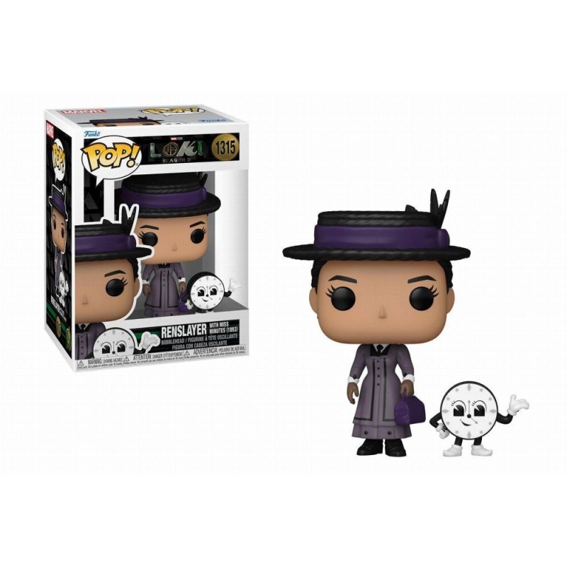 Funko Pop! Marvel: Loki Season 2 - Renslayer with Miss Minutes (1893) #1315 Bobble-Head Vinyl Figure