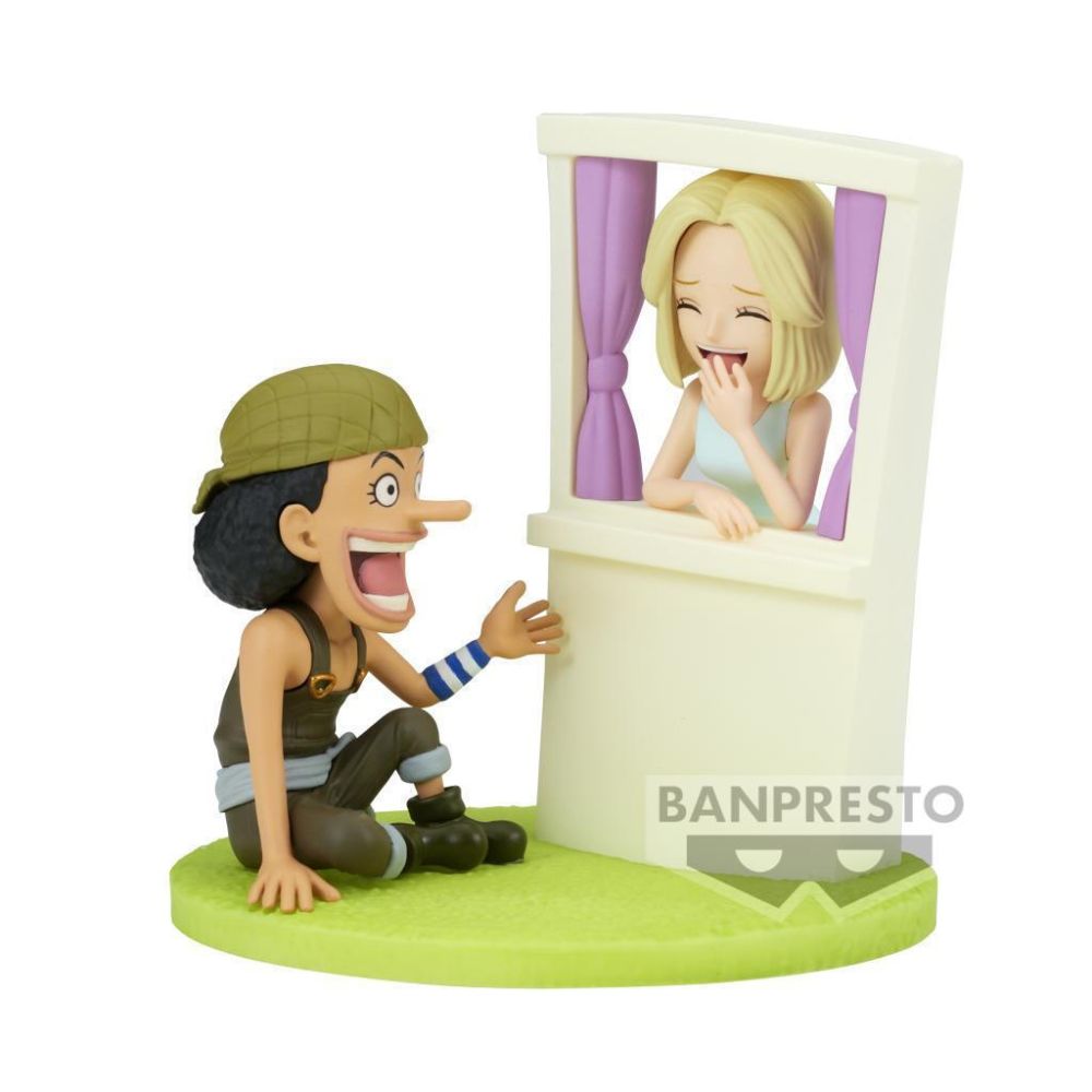 Banpresto WCF – Log Stories: One Piece - Usopp &amp; Kaya Statue (7cm) (88702)