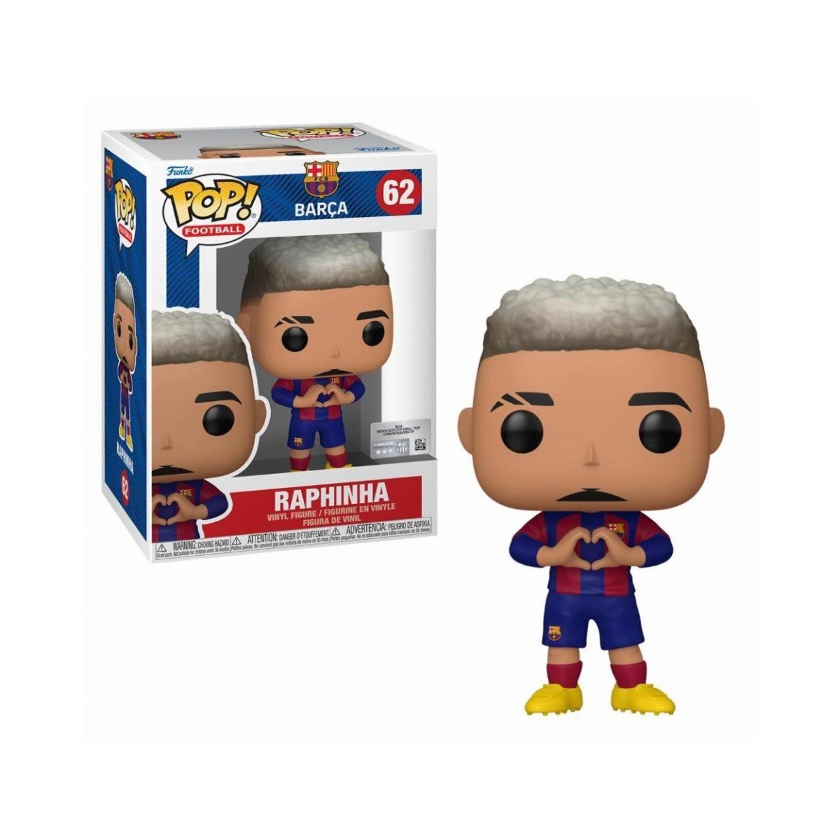 Funko Pop! Football: Barcelona - Raphinha #62 Vinyl Figure