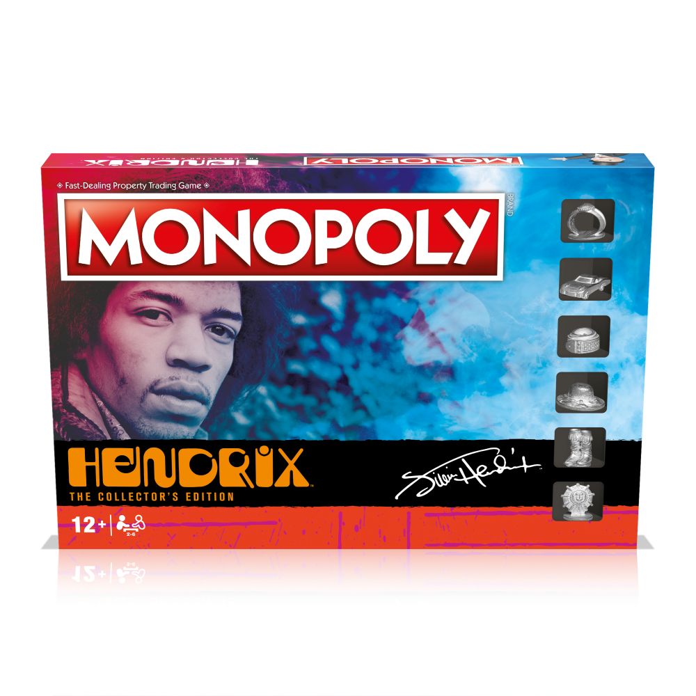 Winning Moves Monopoly: Jimi Hendrix Board Game (English Language) (WM03131-EN1)