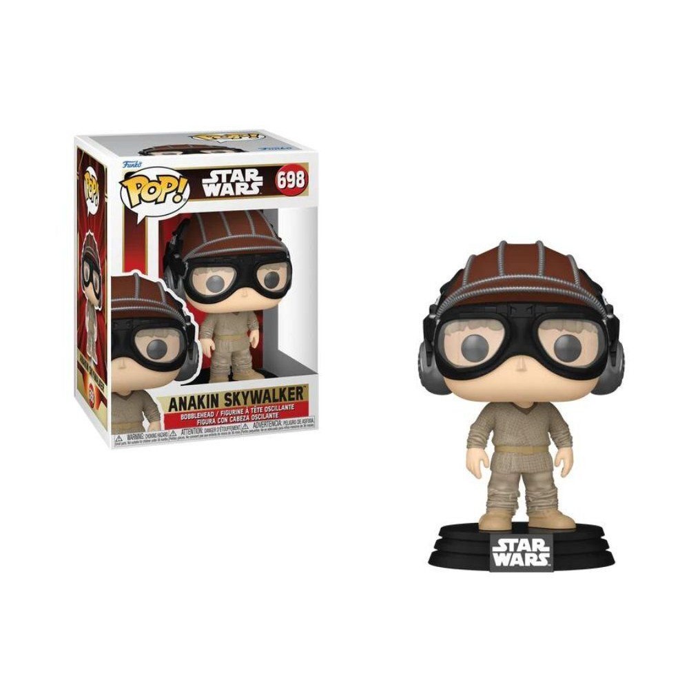 Funko Pop! Disney Star Wars: EP1 The Phantom Menace Anniversary - Anakin Skywalker with Helmet #698 Bobble-Head Vinyl Figure