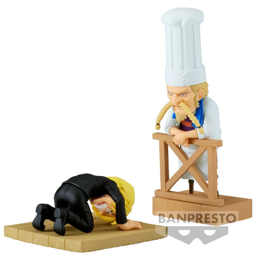 Banpresto WCF Log Stories: One Piece - Sanji &amp; Zeff Statue (8cm) (88986)