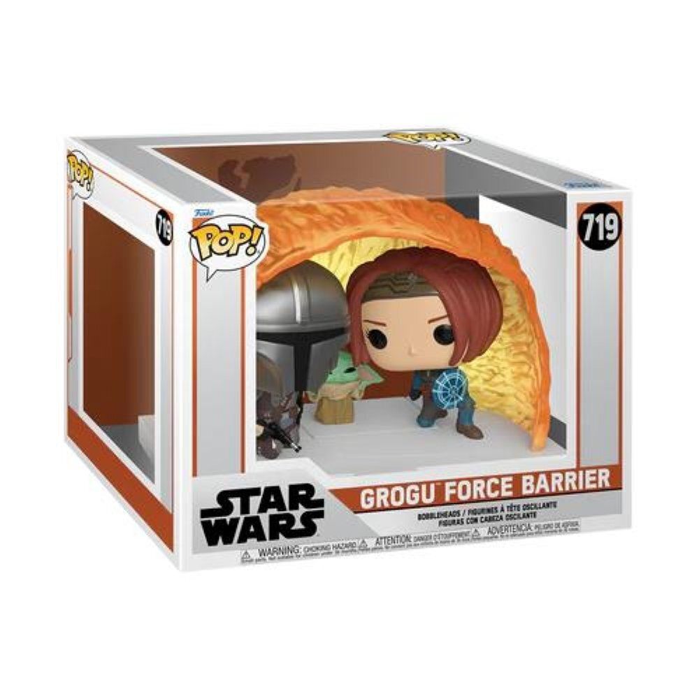 Funko Pop! Moments Star Wars: Mandalorian S10 - Grogu Force Barrier ​#719 Vinyl Bobble-Head Figure