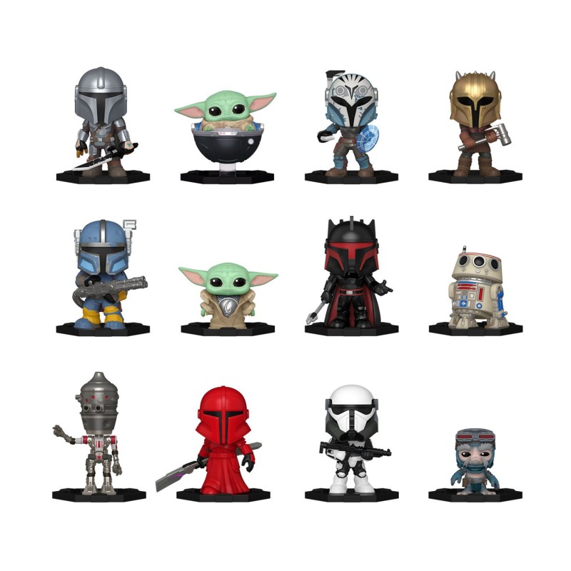 Funko Mystery Minis: Disney Star Wars - The Mandalorian (Blind Box/Random) Bobble-Head Vinyl Figures