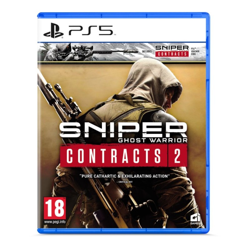 PS5 Sniper Ghost Warrior Contracts2 ( + PS4 Sniper Ghost Warrior 1 Voucher Code) Double Pack