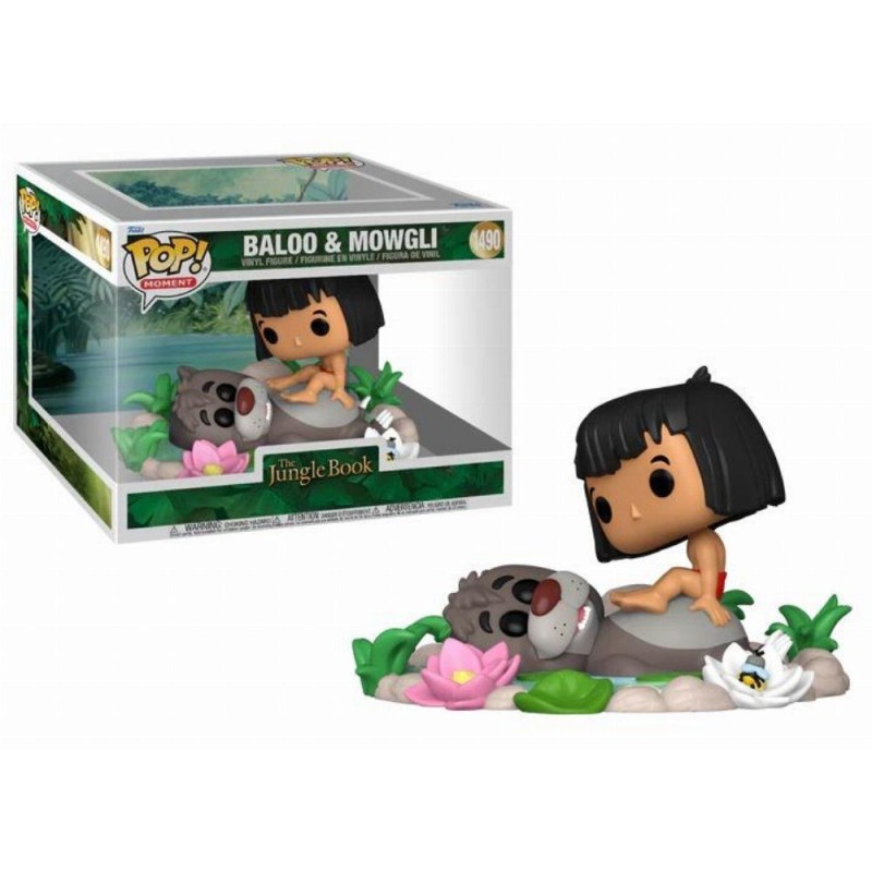 Funko Pop! Moments: The Jungle Book - Baloo &amp; Mowgli​ #1490 Vinyl Figure