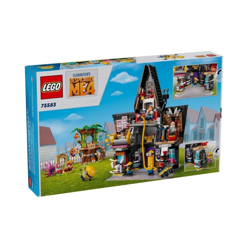LEGO® Despicable Me: 4 Minions and Gru's Family Mansion (75583)