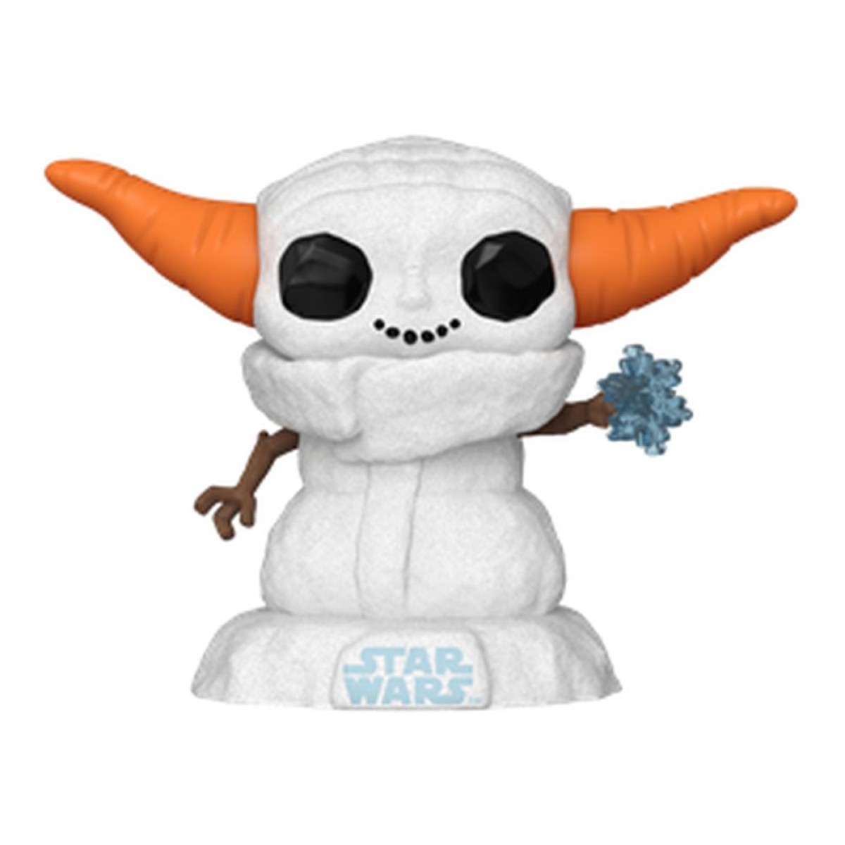 Funko Pop! Disney Star Wars: The Mandalorian Holiday - Grogu Snowman #748 Bobble-Head Vinyl Figure