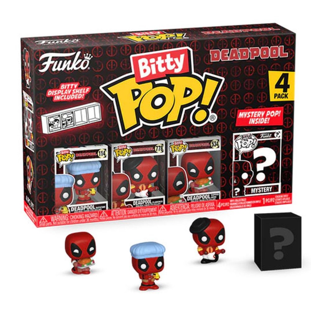 Funko Bitty Pop! 4-Pack: Deadpool - Bathtime Vinyl Figures