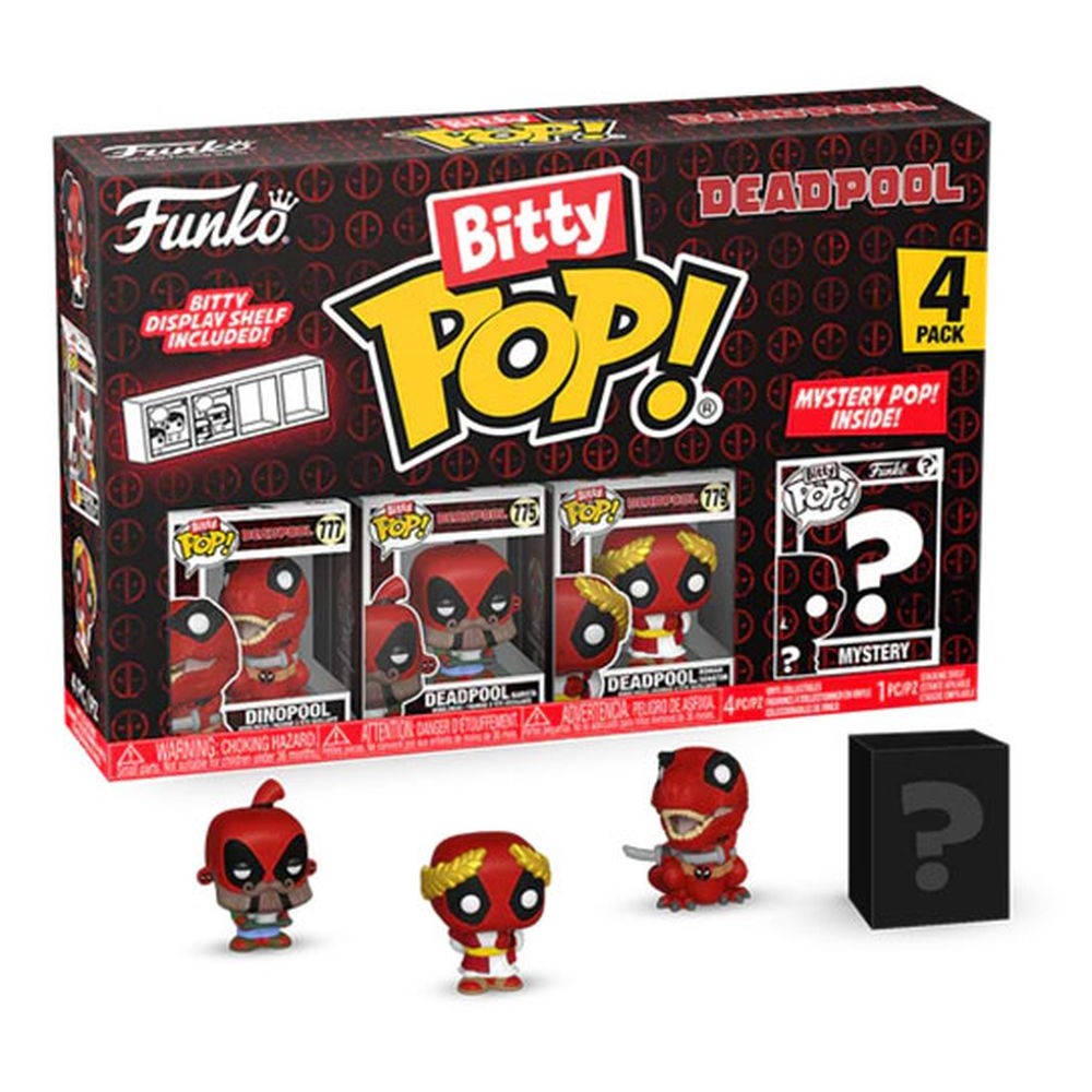 Funko Bitty Pop! 4-Pack: Deadpool - Dinopool Vinyl Figures