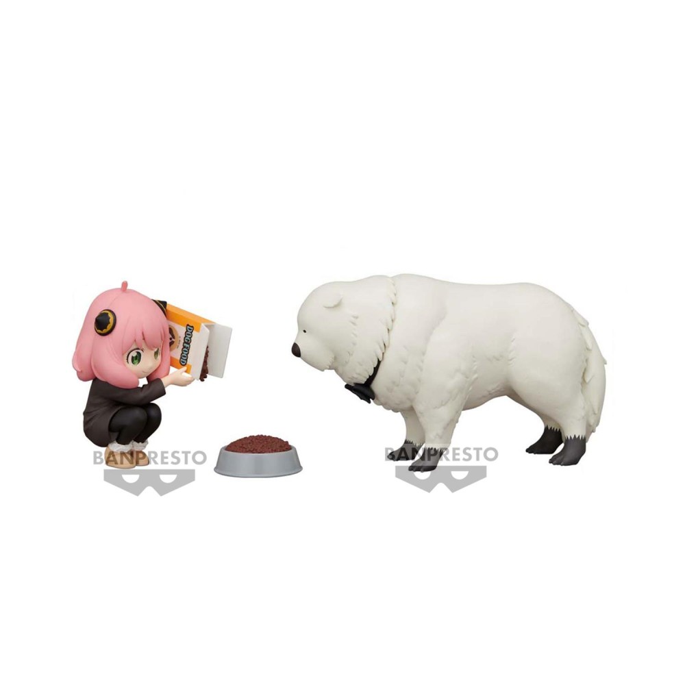 Banpresto Break Time: Spy X Family - Anya &amp; Bond Statue (7cm) (13cm) (89446)