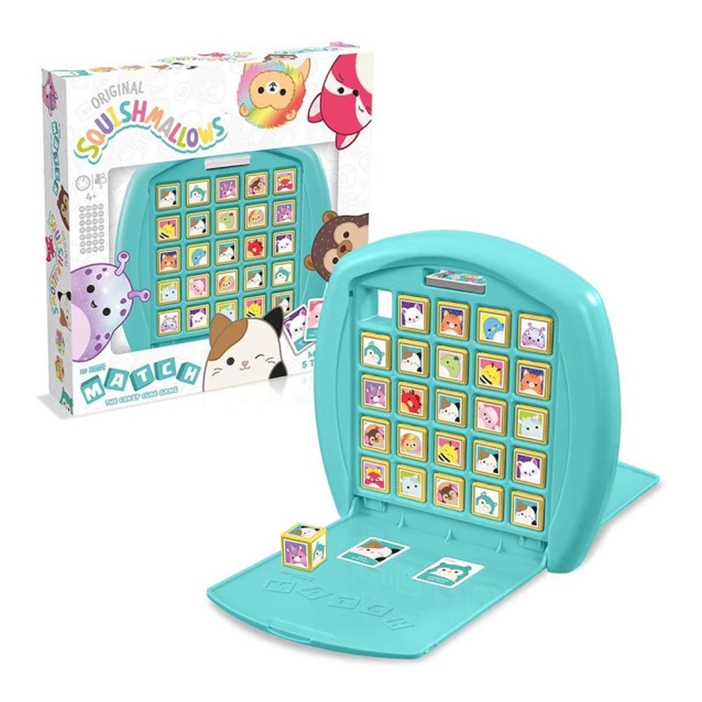Winning Moves Top Trumps Match: Origina l Squishmallows The Crazy Cube Game (WM04182-ML1)