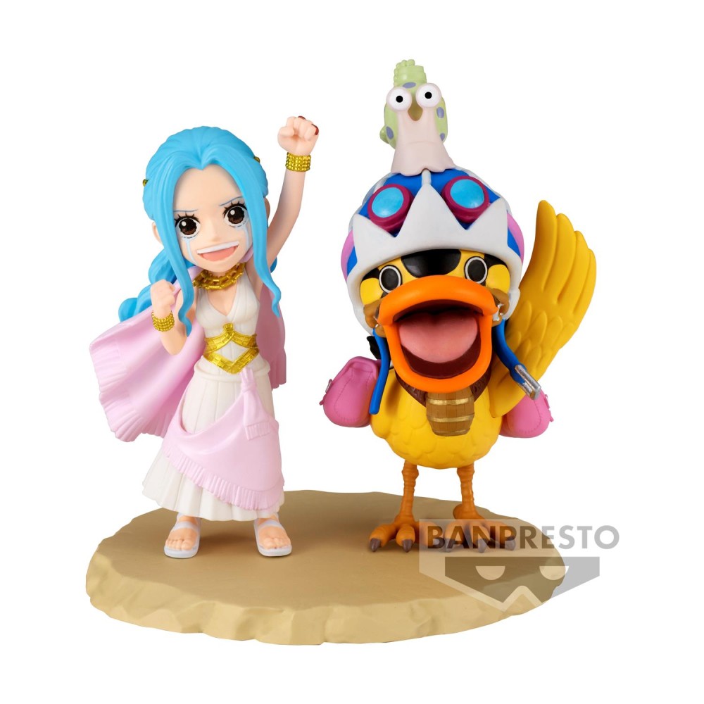 Banpresto WCF Log Stories: One Piece - Nefeltari Vivi &amp; Karoo Statue (7cm) (89559)