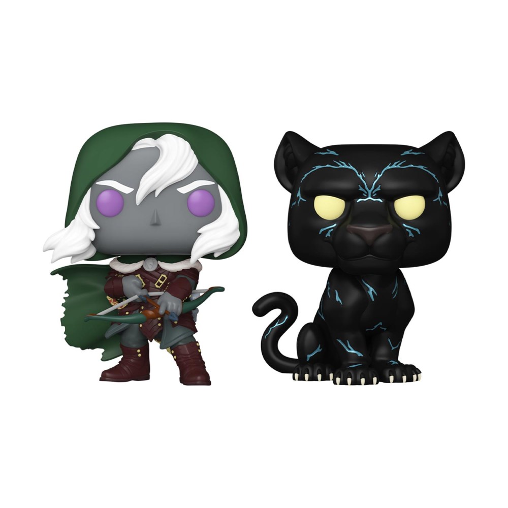Funko Pop! Games 2-Pack: Dungeons &amp; Dragons - Drizzt Do' Urden &amp; Guenhwyvar Vinyl Figures