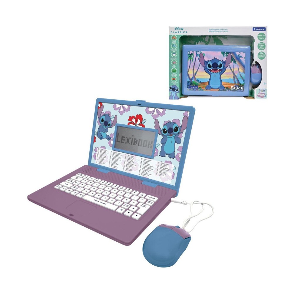 Lexibook Disney: Stitch - Bilngual Laptop - Greek &amp; English Language (25.JC598Di8)