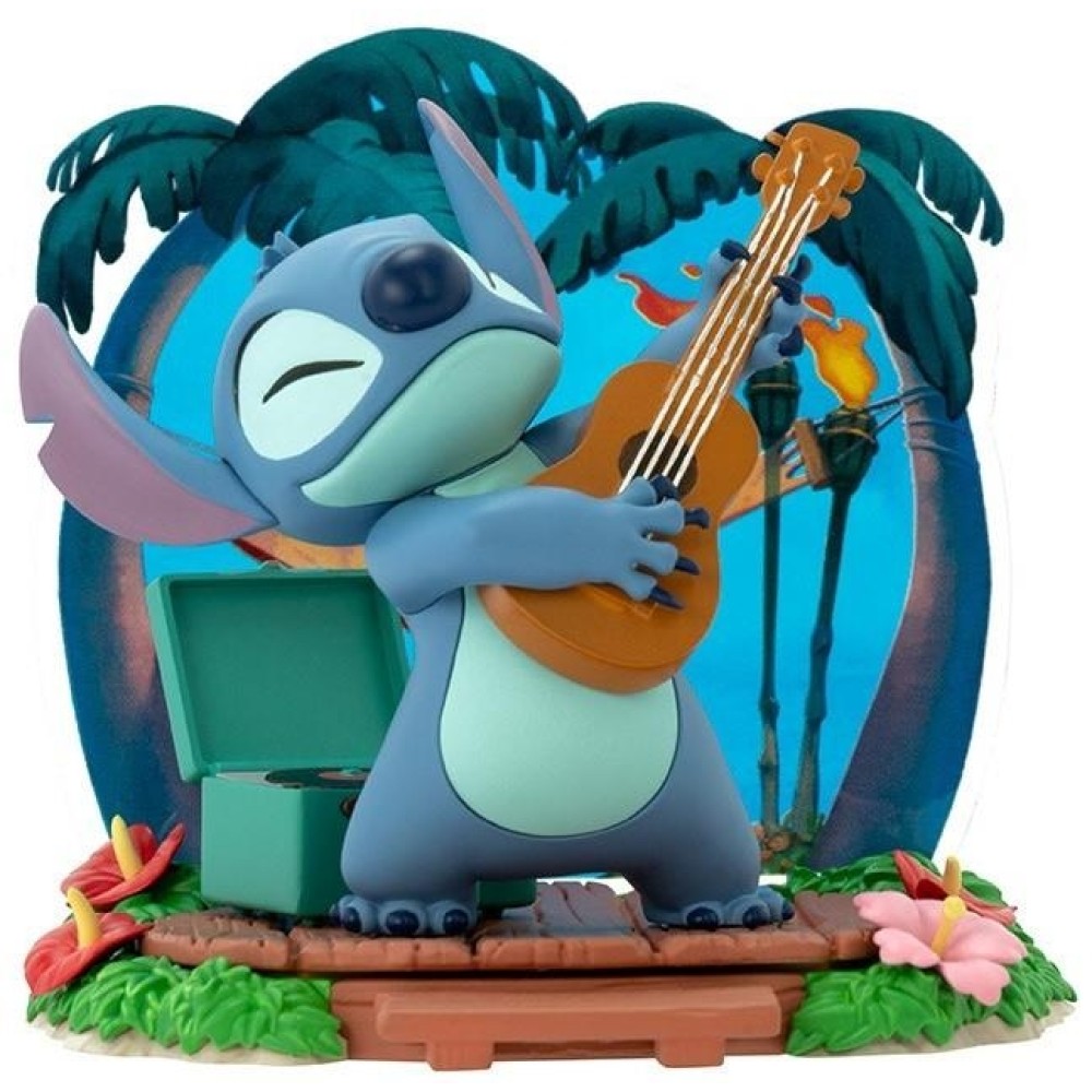 Abysse Disney: Stitch - Guitar Statue (10cm) (ABYFIG138)
