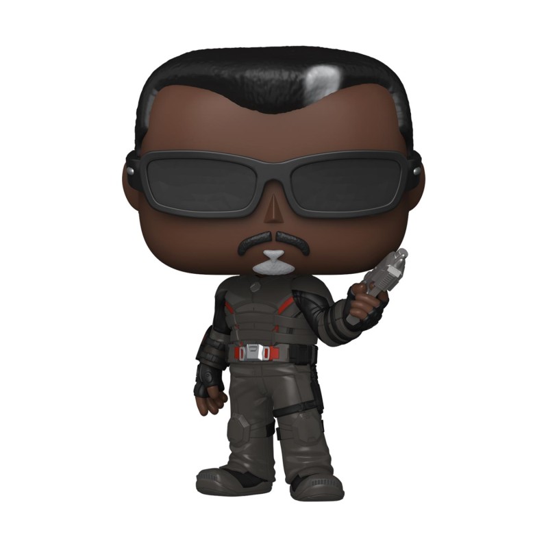 Funko Pop! Marvel: Deadpool &amp; Wolverine - Blade #1495 Bobble-Head Vinyl Figure