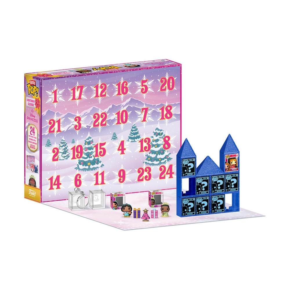 Funko Bitty Pop! Countdown Calendar: Disney Princess - Buildable Castle Vinyl Figure