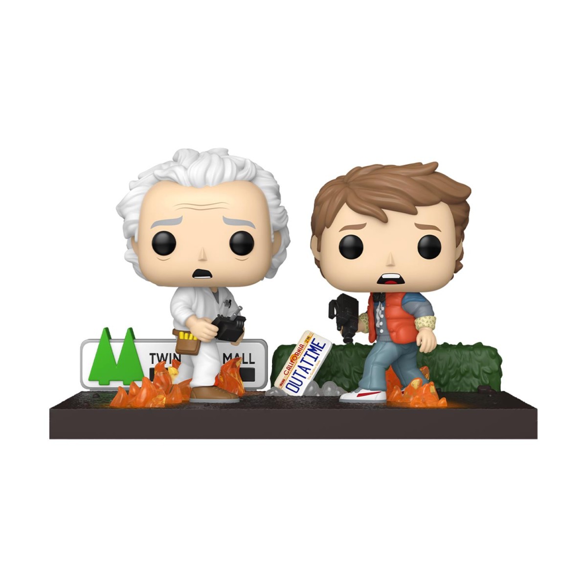 Funko Pop! Moment: Back to the Future (40th Anniversary) - Doc &amp; Marty #1846 Vinyl Figures
