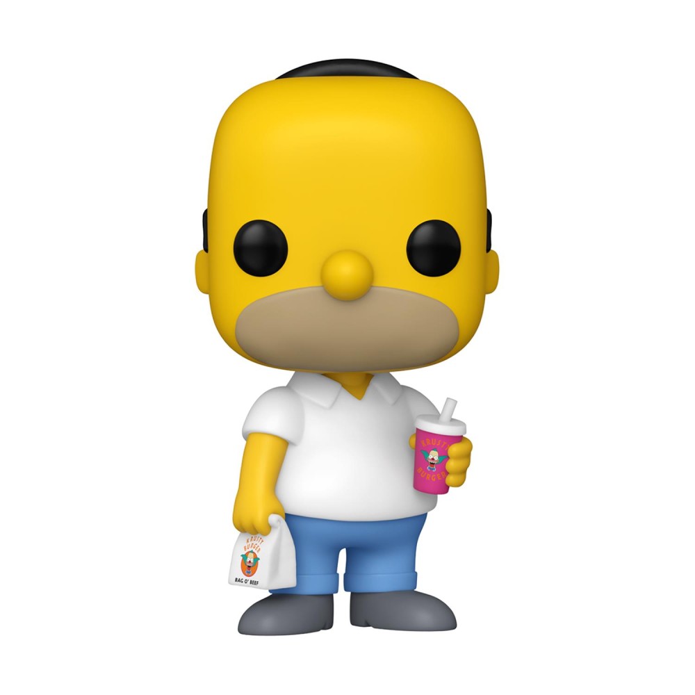 Funko Pop! Television: The Simpsons - Homer (Krusty Burger) #1737 Vinyl Figure