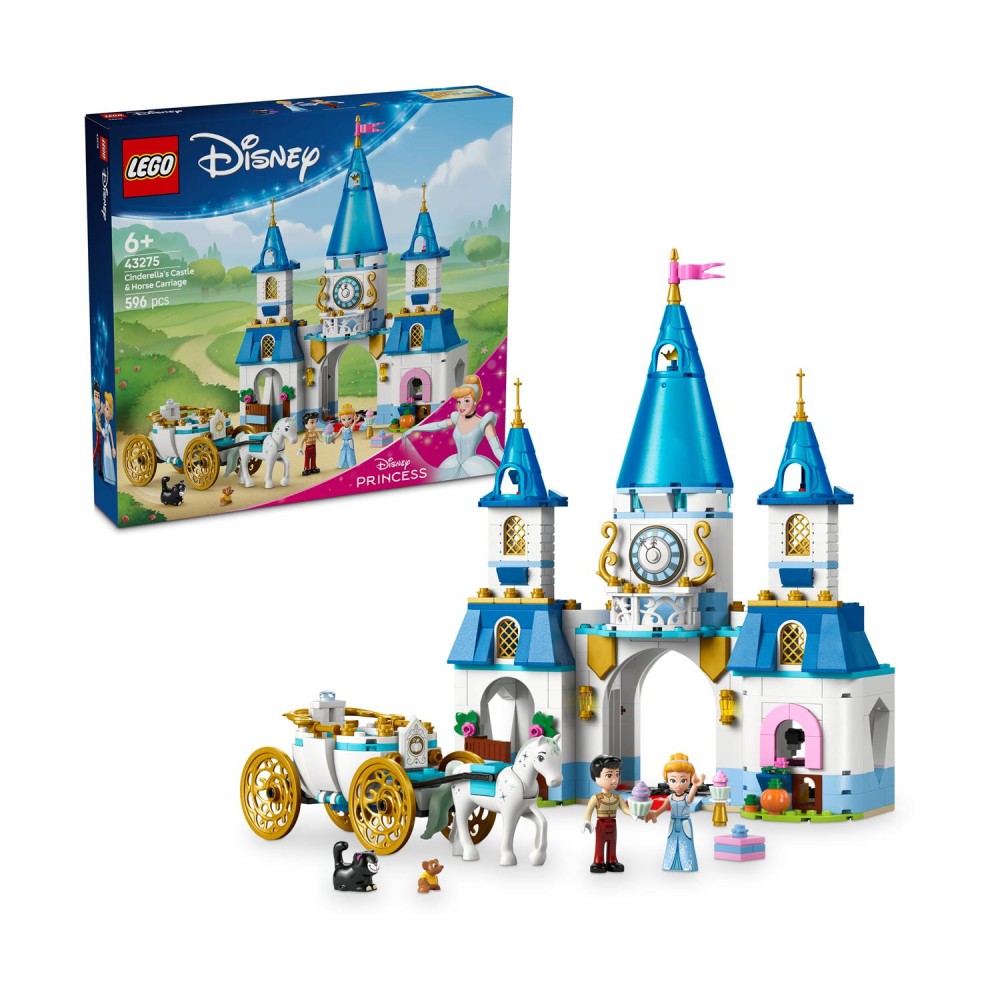 LEGO® Disney Princess: Cinderella’s Castle &amp; Horse Carriage (43275)