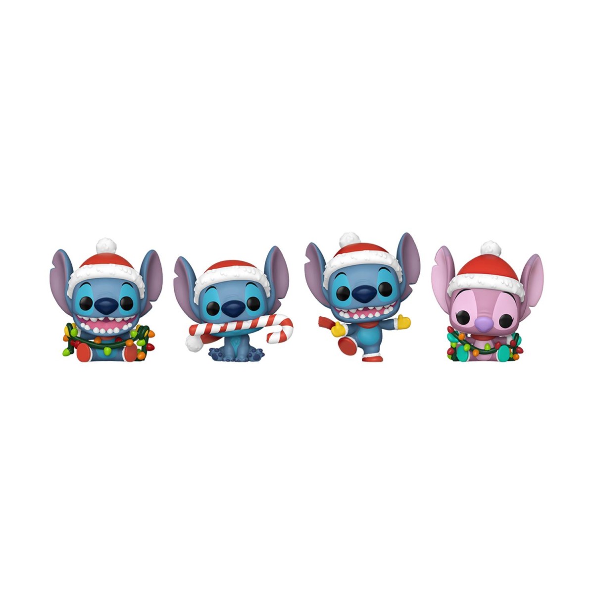 Funko Pocket Pop! 4-Pack Disney: Lilo &amp; Stitch Holiday Vinyl Figures