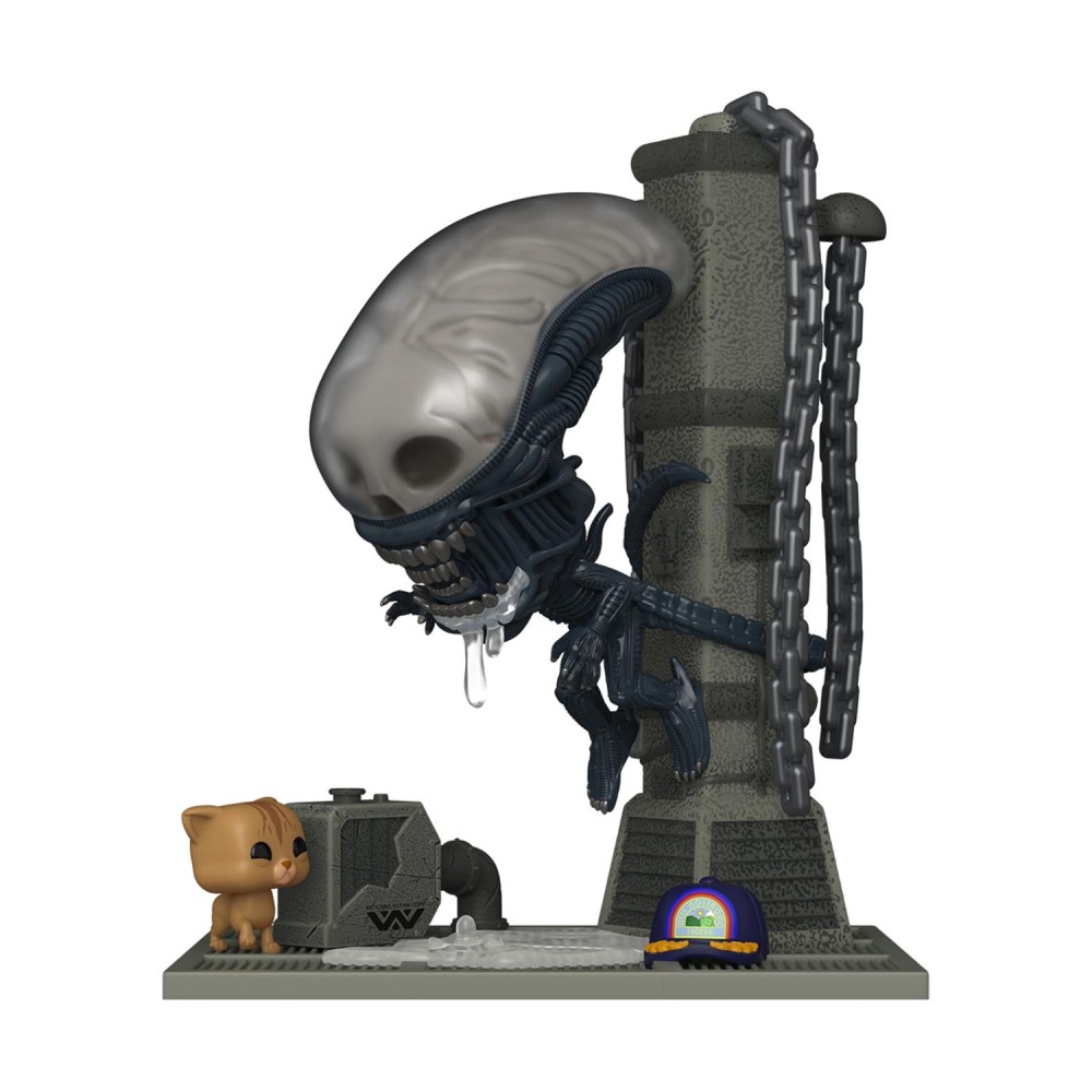 Funko Pop! Deluxe: Alien - Xenomorph with Jonesy (Hovering) #1936 Vinyl Figure